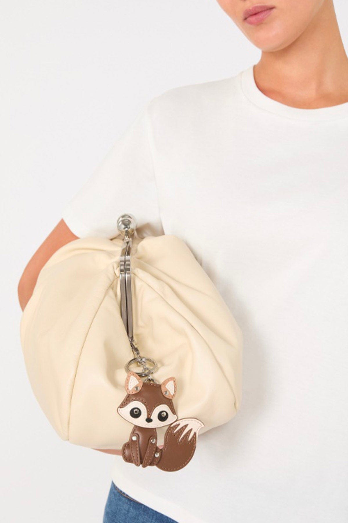 MAXMARA&#39;S BRANDS PICCOLI ACCESSORI  Portachiavi in pelle donna Max Mara Weekend Fantino