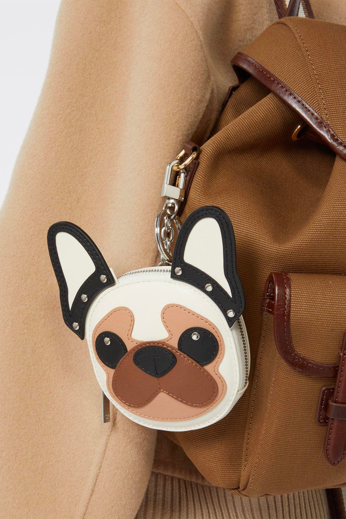 MAXMARA&#39;S BRANDS PICCOLI ACCESSORI  Portachiavi in pelle Weekend Max Mara Seta
