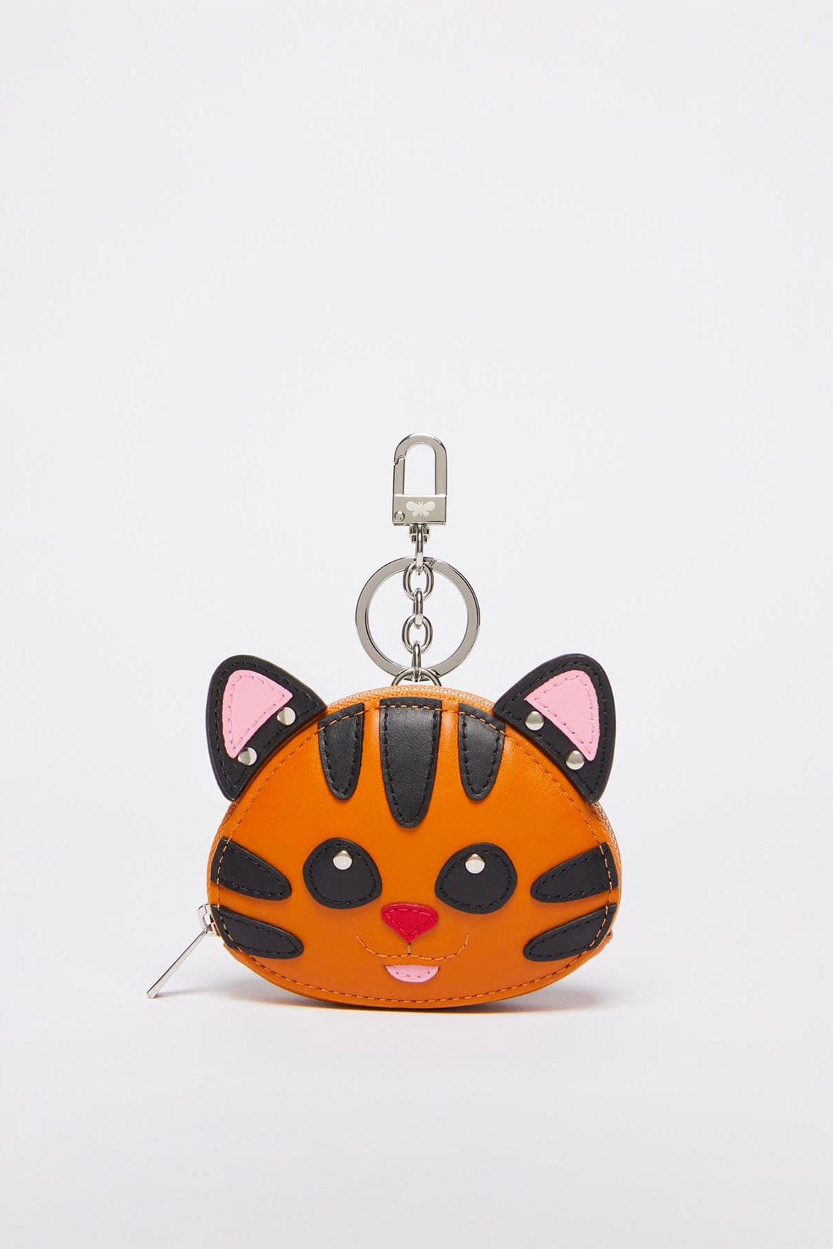 MAXMARA&#39;S BRANDS PICCOLI ACCESSORI  TIGRE / UNICA Portachiavi in pelle Weekend Max Mara Seta
