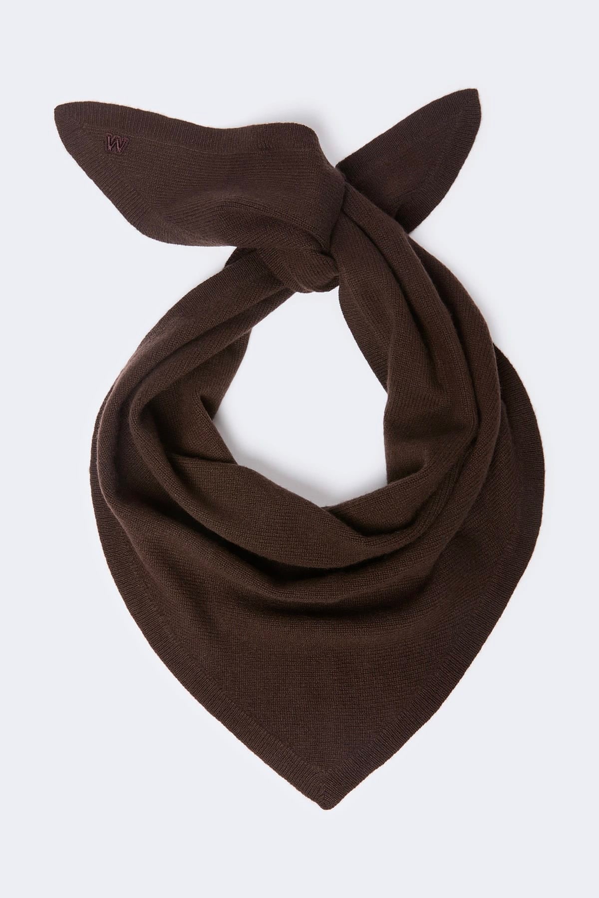 MAXMARA'S BRANDS SCIARPA-MAGLIA JERSEY CIOCCOLATO / UNICA Foulard in cashmere donna Max Mara Weekend Wkabosso