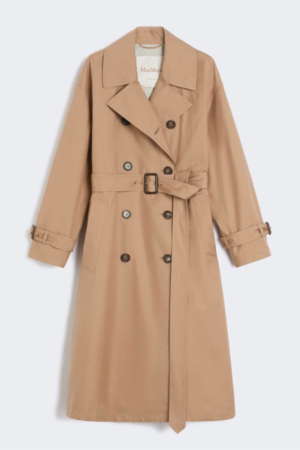 MAXMARA&#39;S BRANDS SOPRABITO-IMPERMEABILE  CAMMELLO / 34 Impermeabile doppiopeto Max Mara The Cube Fiorito