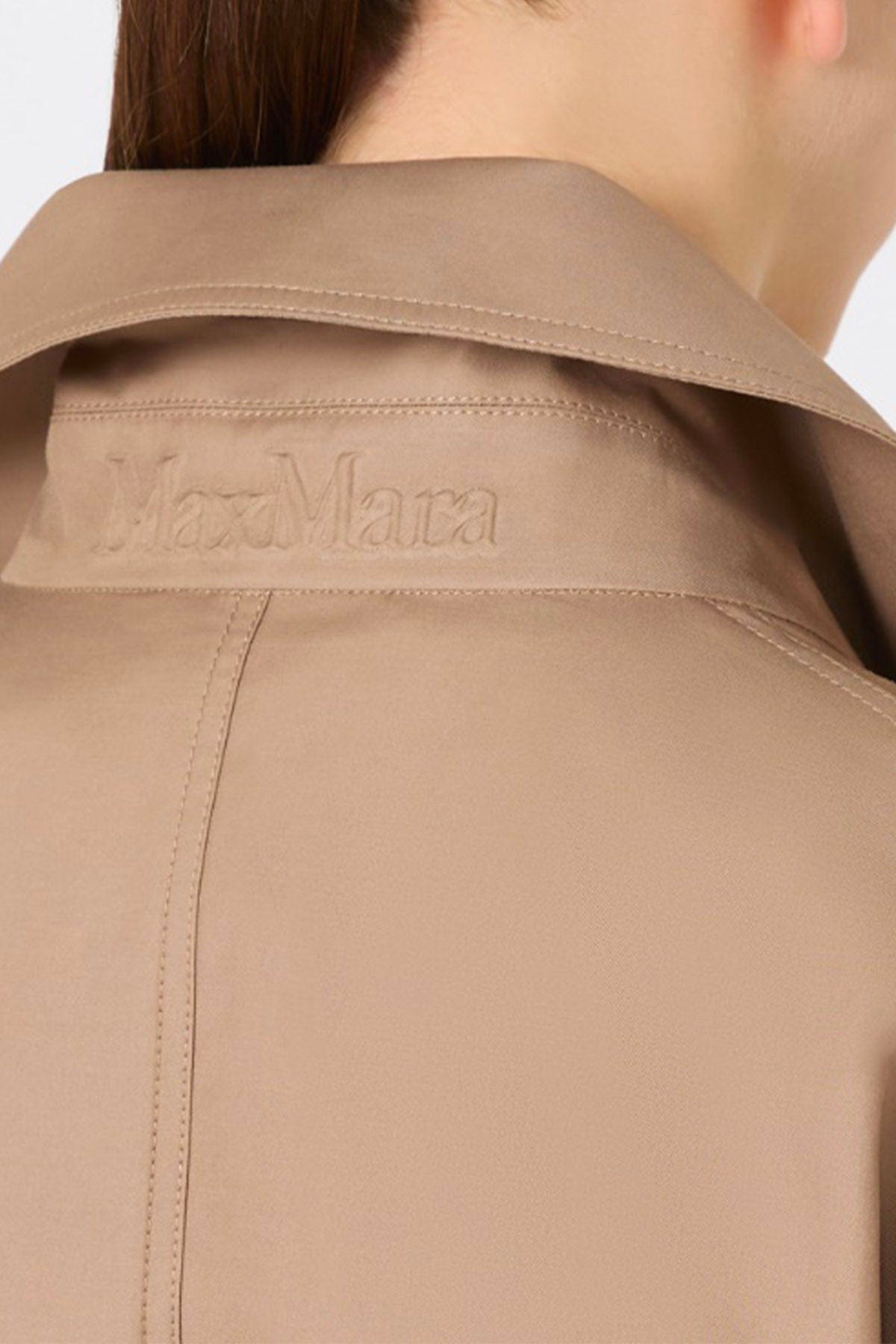 MAXMARA&#39;S BRANDS SOPRABITO-IMPERMEABILE  Impermeabile doppiopeto Max Mara The Cube Fiorito