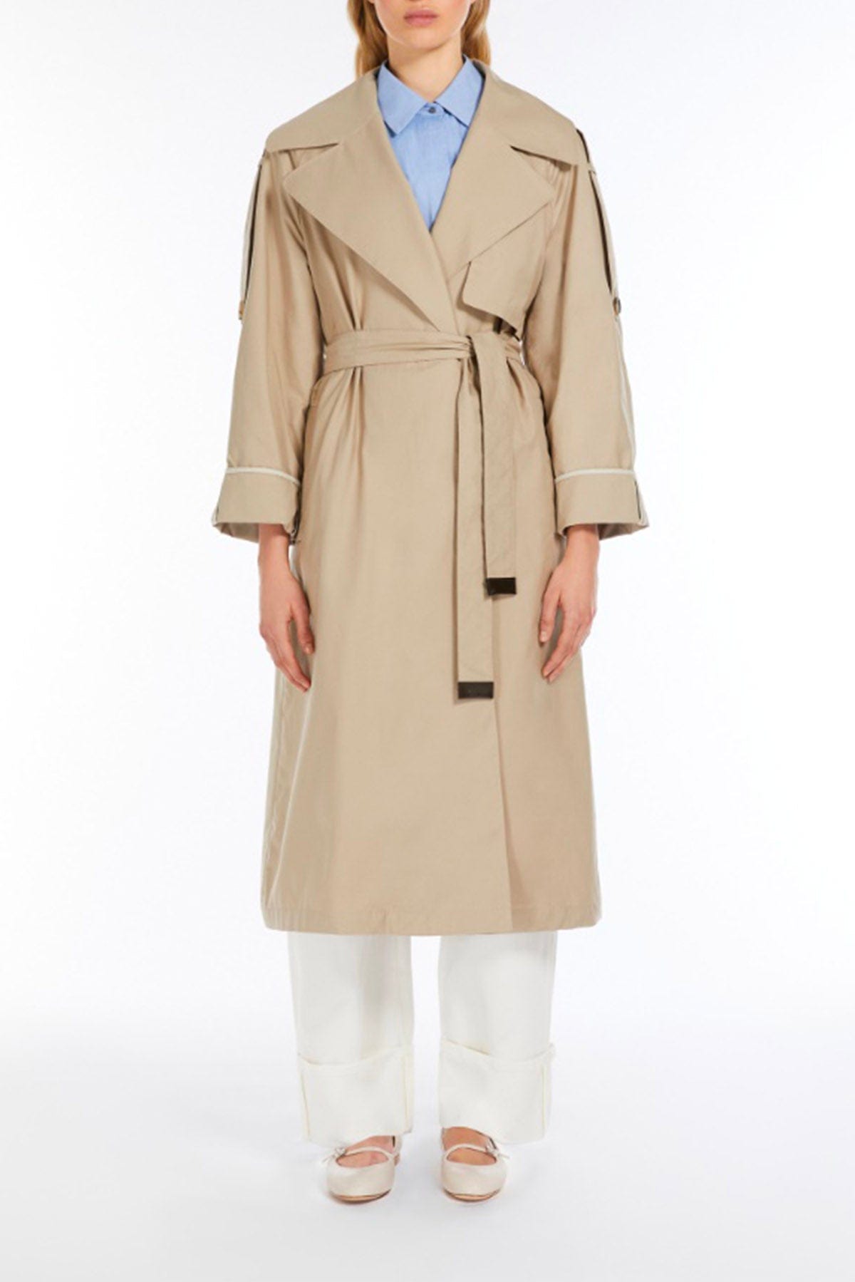 MAXMARA&#39;S BRANDS SOPRABITO-IMPERMEABILE  Impermeabile trench donna Max Mara The Cube Utrench