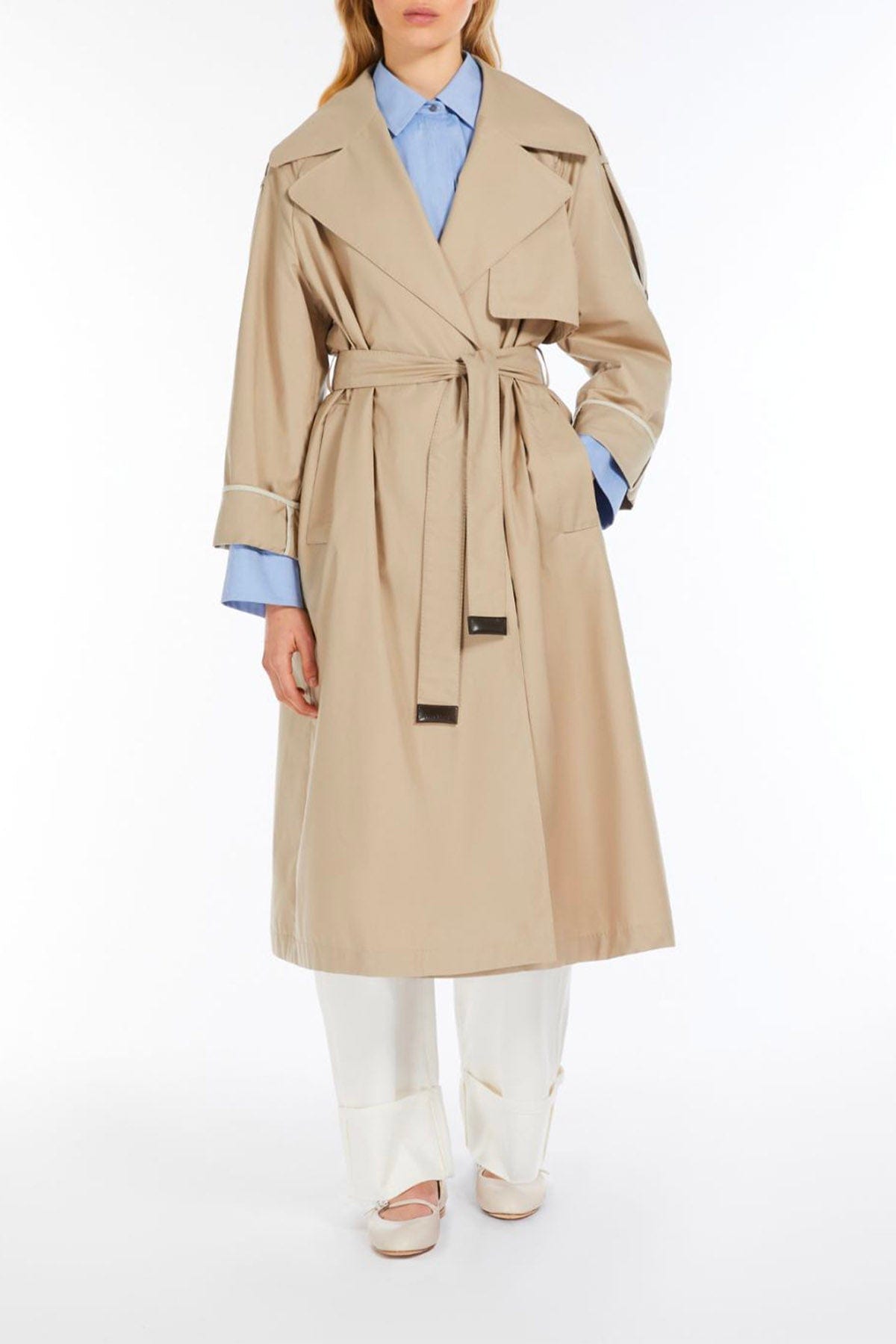 MAXMARA&#39;S BRANDS SOPRABITO-IMPERMEABILE  Impermeabile trench donna Max Mara The Cube Utrench