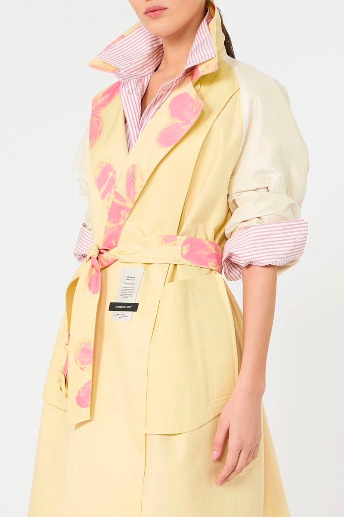 MAXMARA'S BRANDS SOPRABITO-IMPERMEABILE  FIORATO / XXS Trench Impermeabile donna fiorato Weekend Max Mara Wksradioso