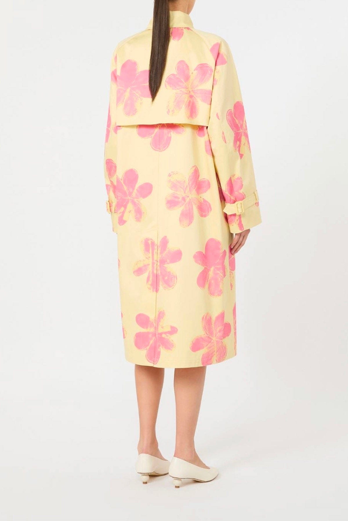 MAXMARA'S BRANDS SOPRABITO-IMPERMEABILE  Trench Impermeabile donna fiorato Weekend Max Mara Wksradioso