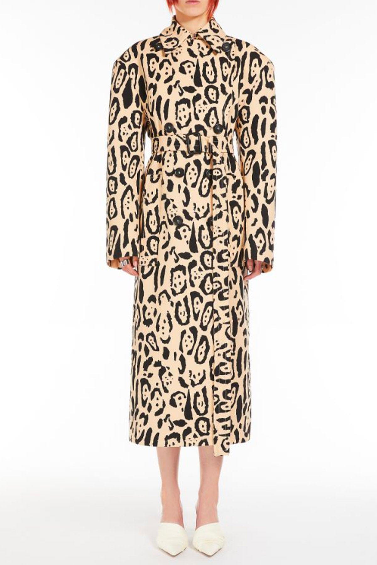 MAXMARA&#39;S BRANDS SOPRABITO Soprabito trench donna animalier Sportmax Grembo