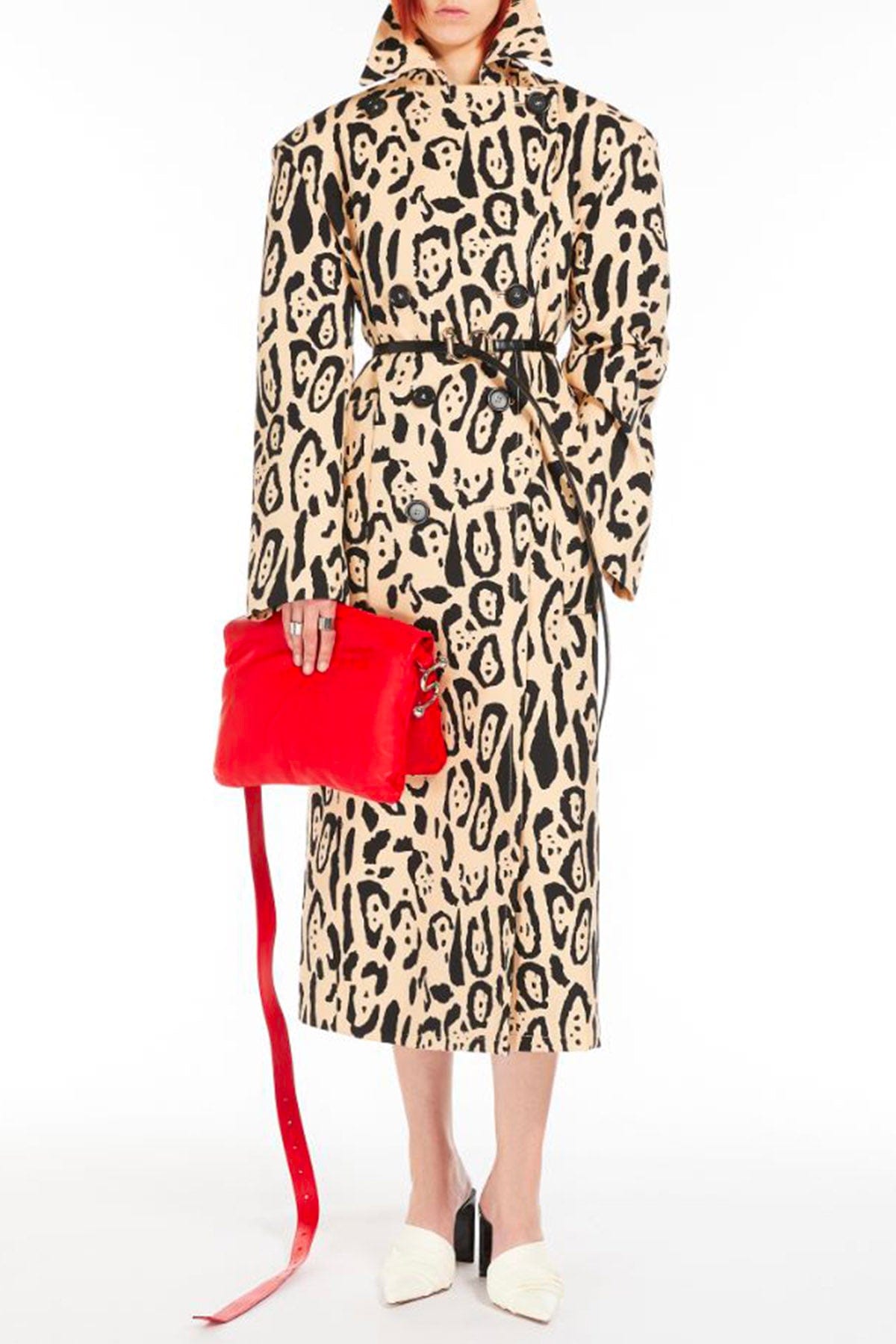 MAXMARA&#39;S BRANDS SOPRABITO Soprabito trench donna animalier Sportmax Grembo