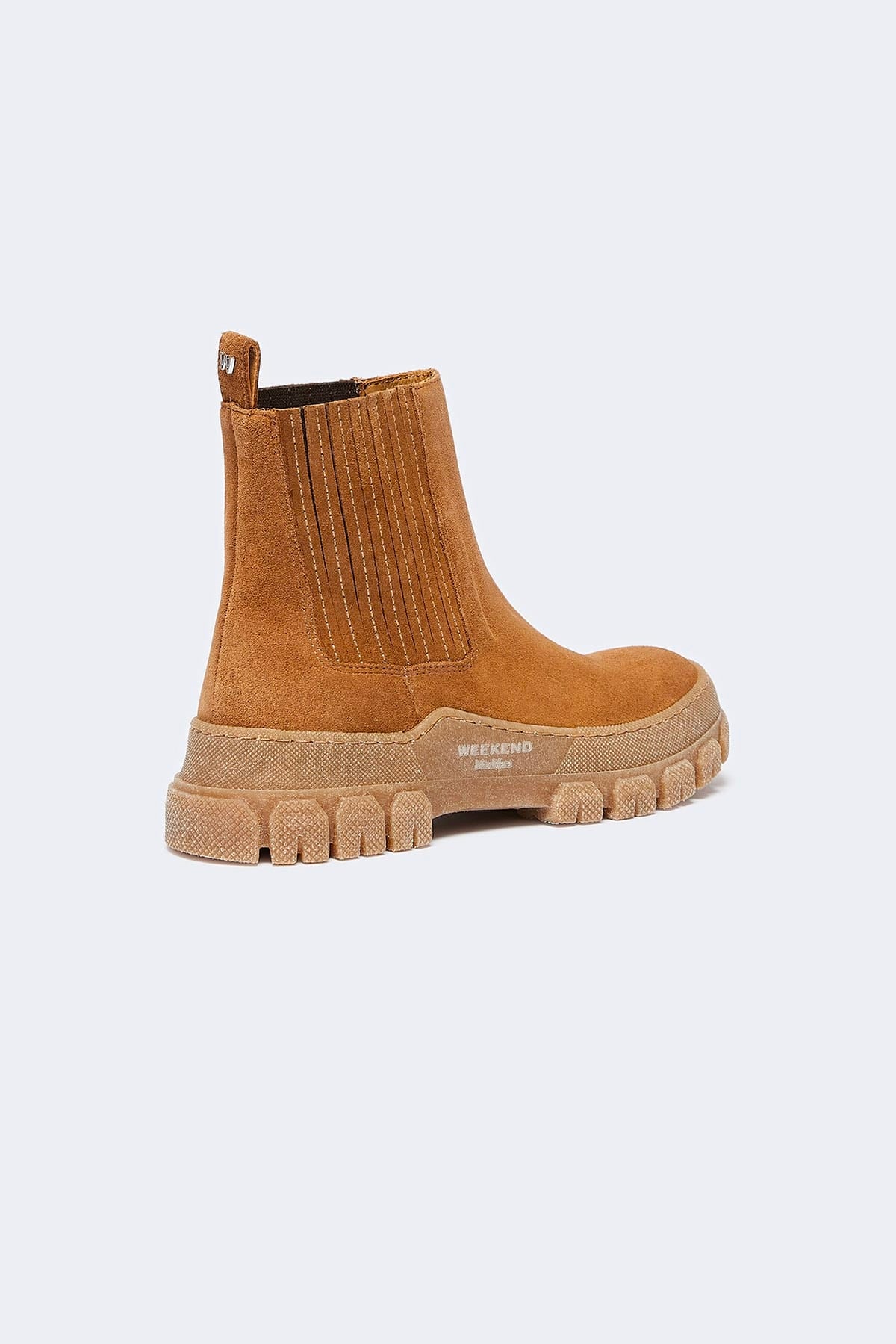 MAXMARA'S BRANDS STIVALI - STIVALETTI  TESTA DI MORO / 34 Stivaletti in cuoio Suede donna Max Mara Weekend Genepi
