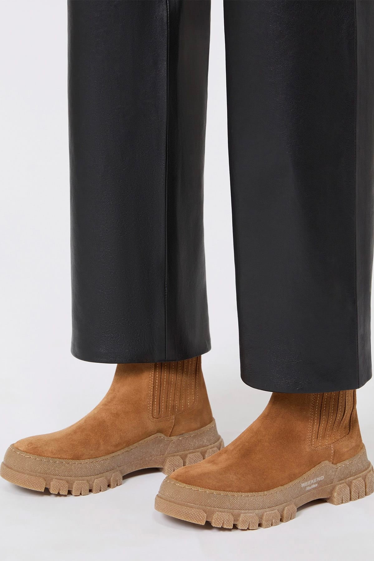 MAXMARA'S BRANDS STIVALI - STIVALETTI  Stivaletti in cuoio Suede donna Max Mara Weekend Genepi