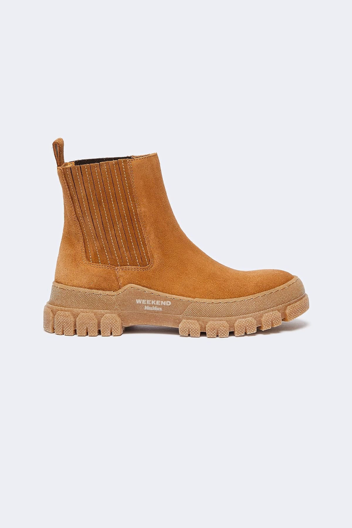MAXMARA'S BRANDS STIVALI - STIVALETTI  TESTA DI MORO / 34 Stivaletti in cuoio Suede donna Max Mara Weekend Genepi