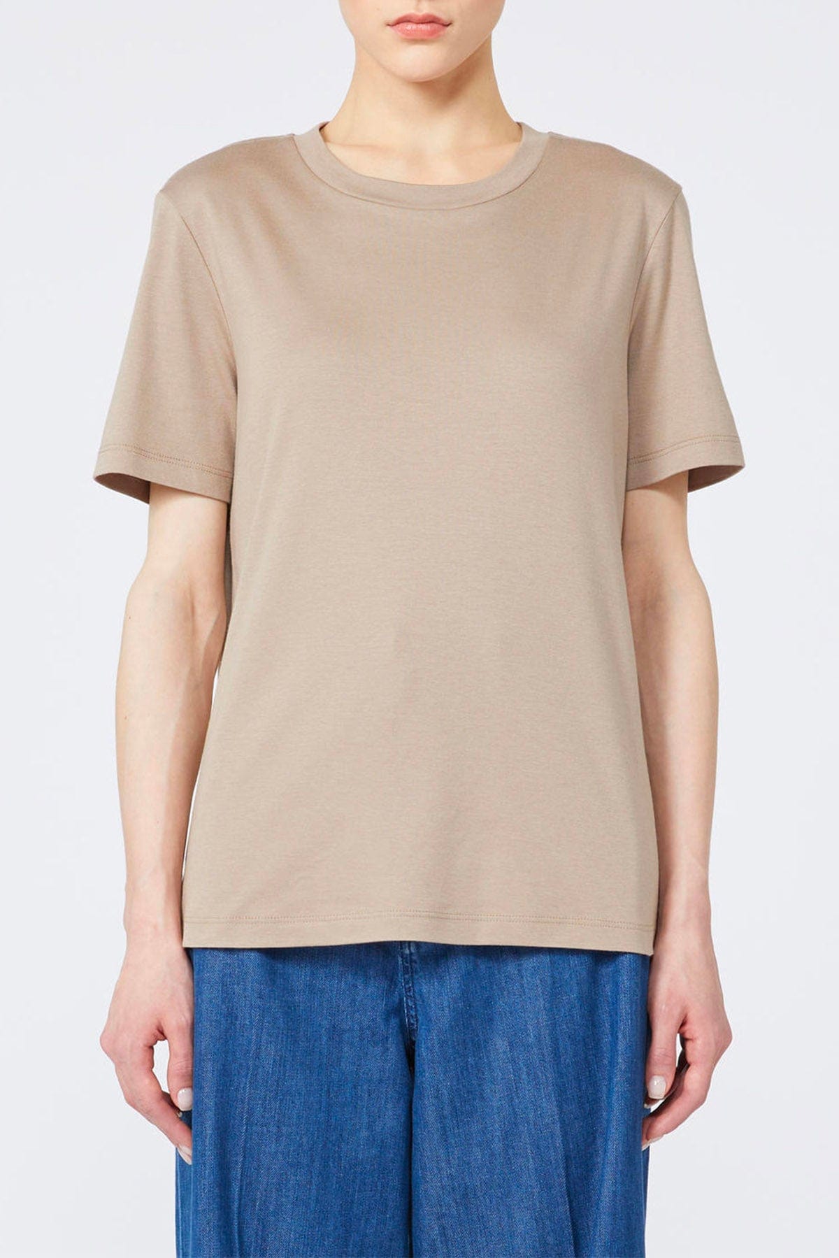 MAXMARA'S BRANDS T'SHIRT  GRIGIO / XXS T-Shirt in cotone donna 'S Max Mara Maya