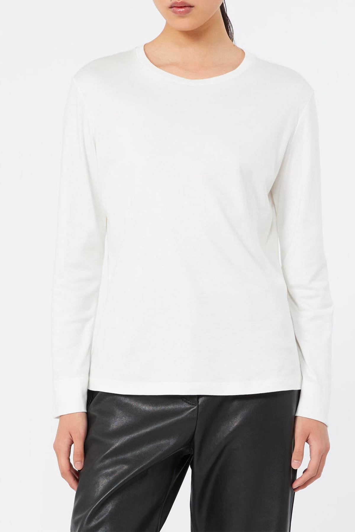 MAXMARA'S BRANDS T'SHIRT  BIANCO / XXS Sottogiacca donna maniche lunghe 'S Max Mara Smmfumetto