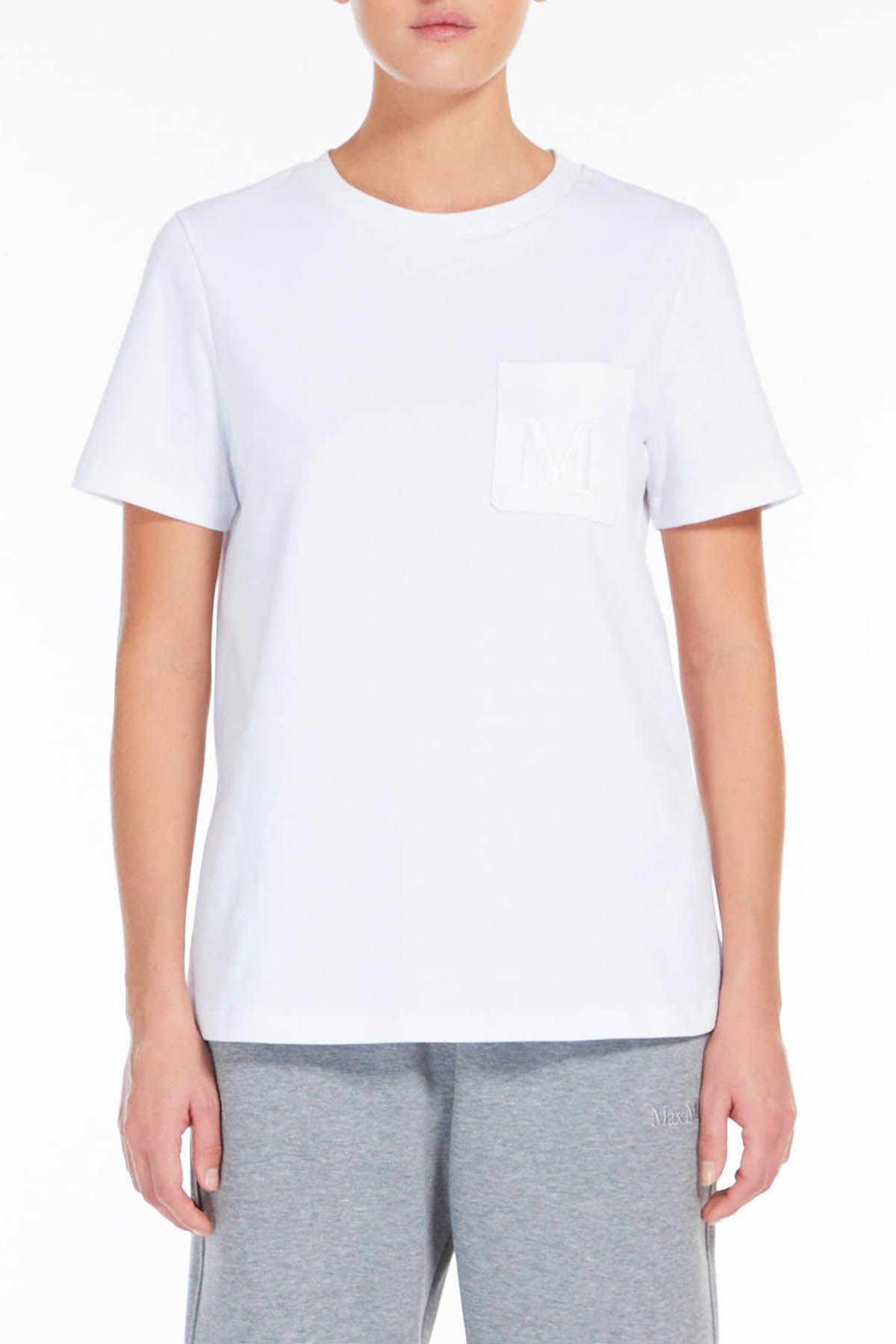 MAXMARA&#39;S BRANDS T&#39;SHIRT  BIANCO / XXS T-Shirt Donna &#39;S Max Mara Madera