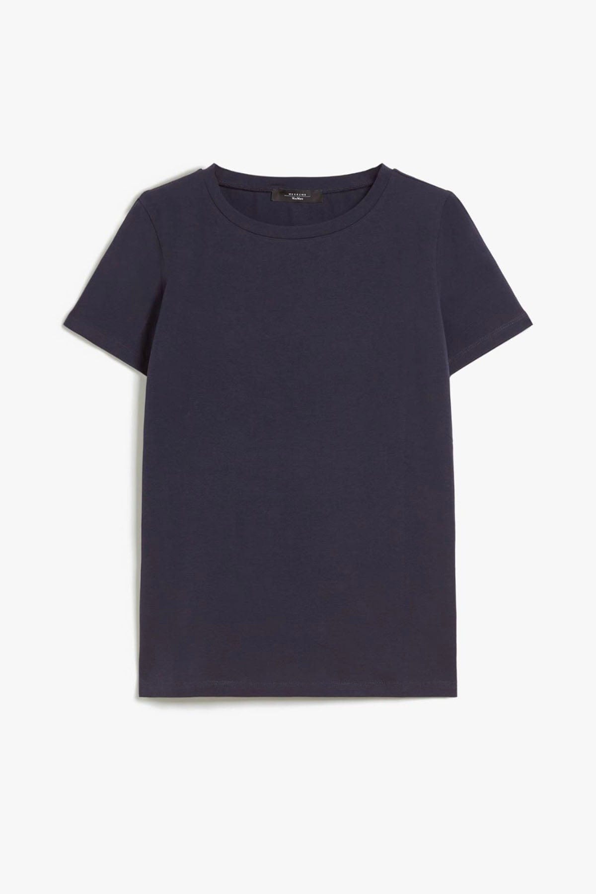 MAXMARA&#39;S BRANDS T&#39;SHIRT  BLU / XXS T-Shirt in Cotone Donna Max Mara Weekend Multib