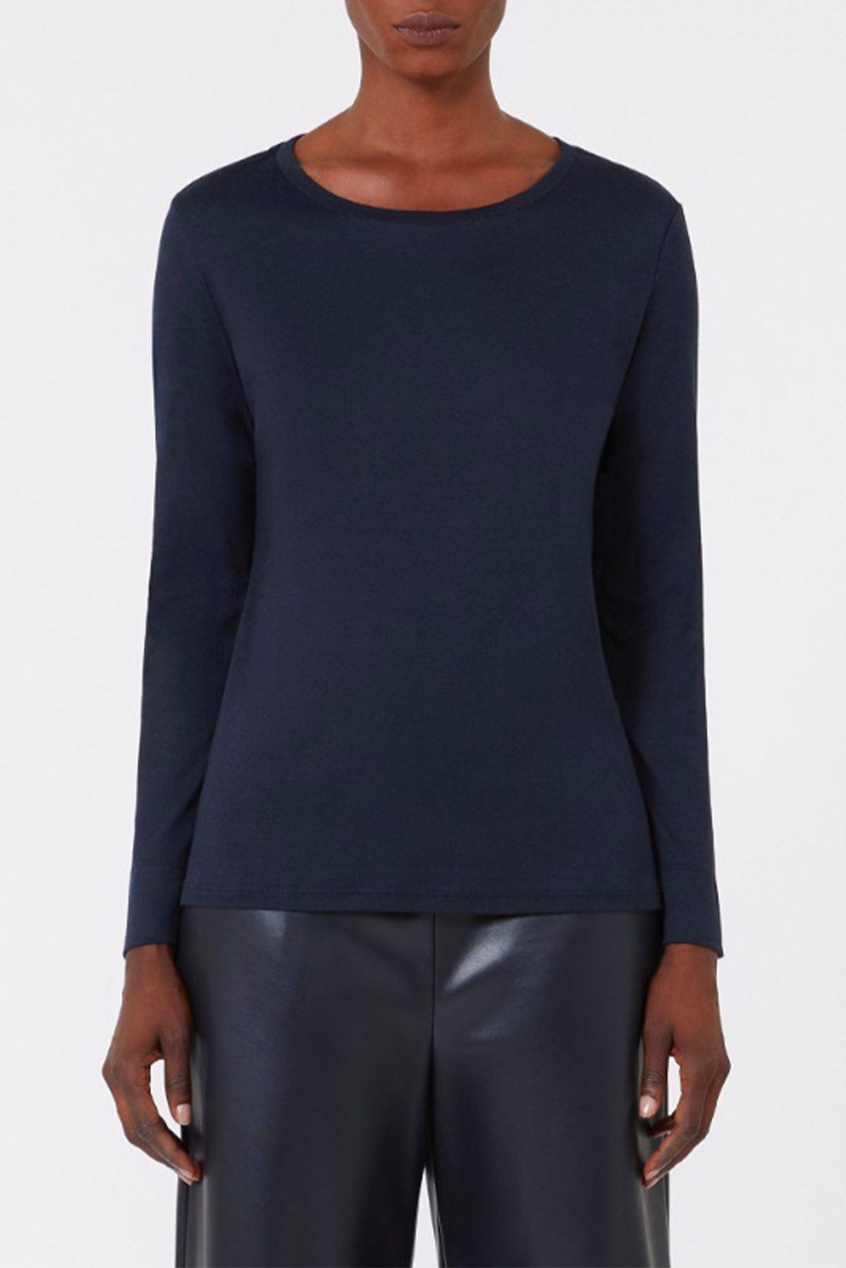 MAXMARA&#39;S BRANDS T&#39;SHIRT  Blusa in cotone e modal donna &#39;S Max Mara Futuro
