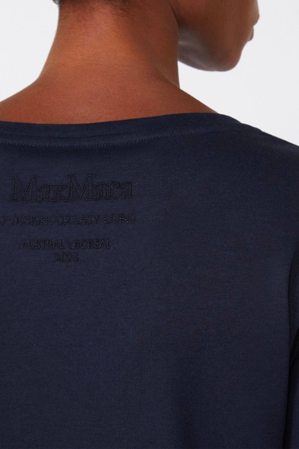 MAXMARA&#39;S BRANDS T&#39;SHIRT  Blusa in cotone e modal donna &#39;S Max Mara Futuro