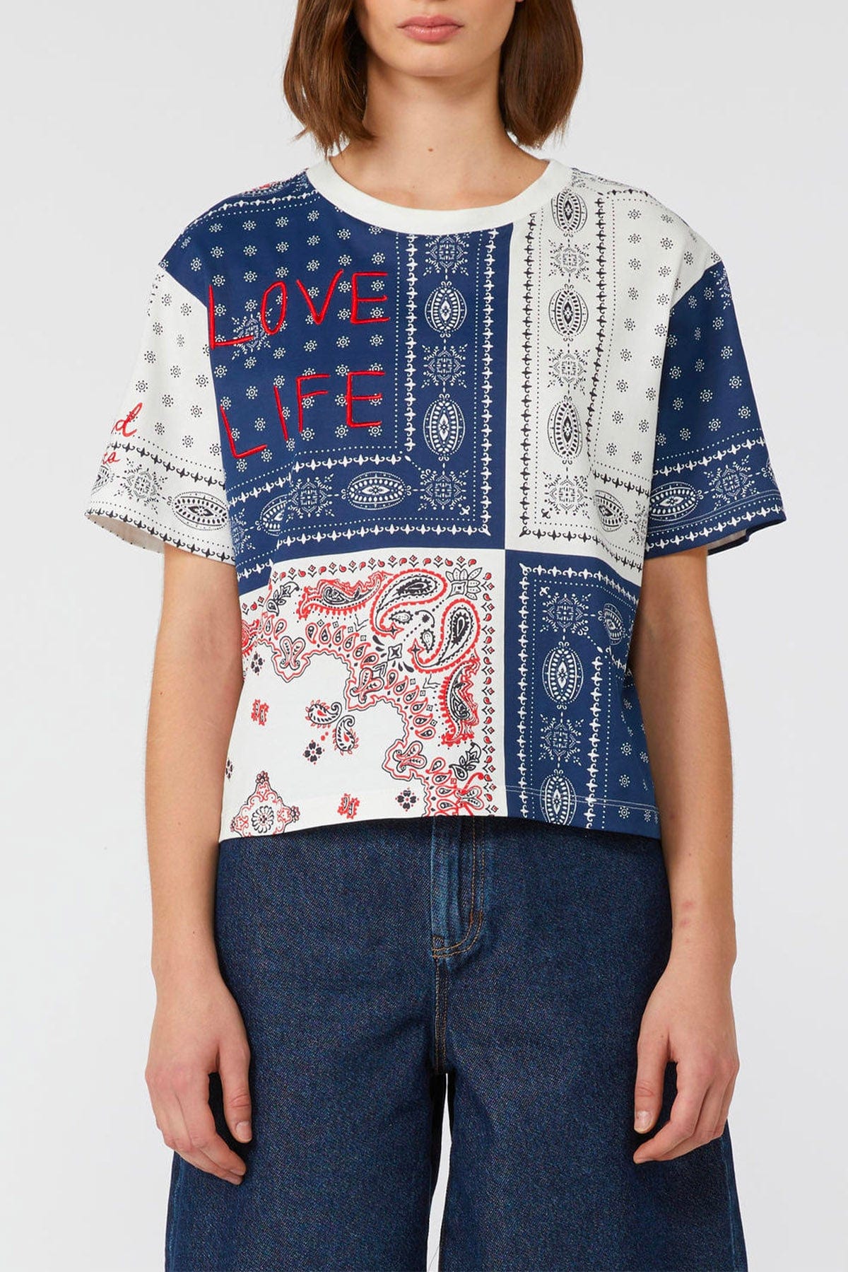 MAXMARA'S BRANDS T'SHIRT  FONDO BIANCO / XXS T-Shirt donna in cotone Weekend Max Mara Acline