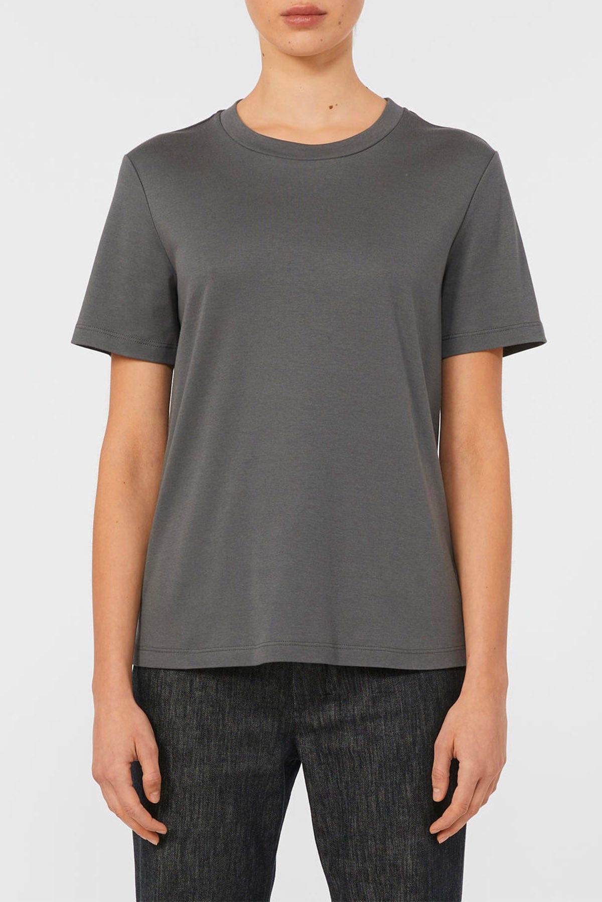 MAXMARA'S BRANDS T'SHIRT  GRIGIO / XXS T-Shirt in cotone donna 'S Max Mara Maya
