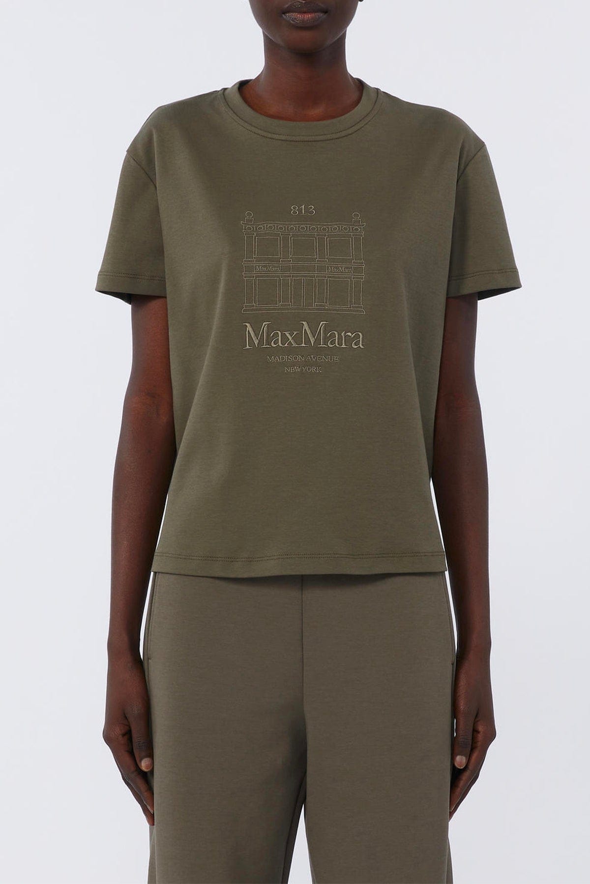 MAXMARA'S BRANDS T'SHIRT  KHAKI / XXS T-Shirt donna 'S Max Mara Smmbella