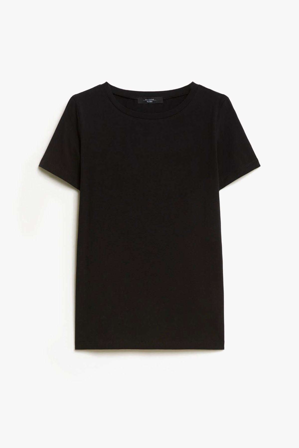 MAXMARA&#39;S BRANDS T&#39;SHIRT  NERO / XXS T-Shirt in Cotone Donna Max Mara Weekend Multib