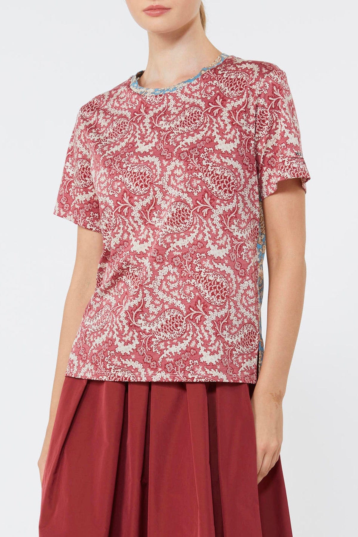 MAXMARA'S BRANDS T'SHIRT  ROSSO / XXS Maglia in jersey donna Weekend Max Mara Wkdbussola
