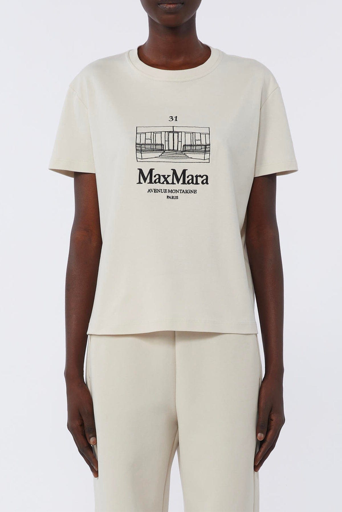 MAXMARA'S BRANDS T'SHIRT  SABBIA / XXS T-Shirt donna 'S Max Mara Smmbella