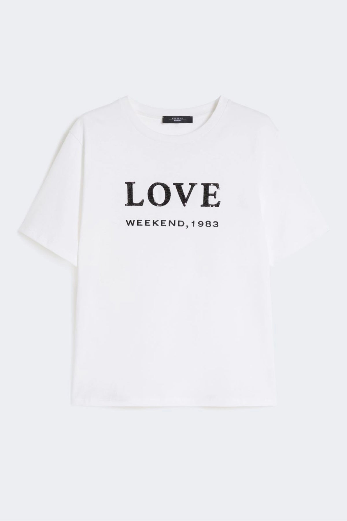 MAXMARA'S BRANDS T'SHIRT  SCRITTA LOVE / XXS T-Shirt donna Max Mara Weekend Wkdagile