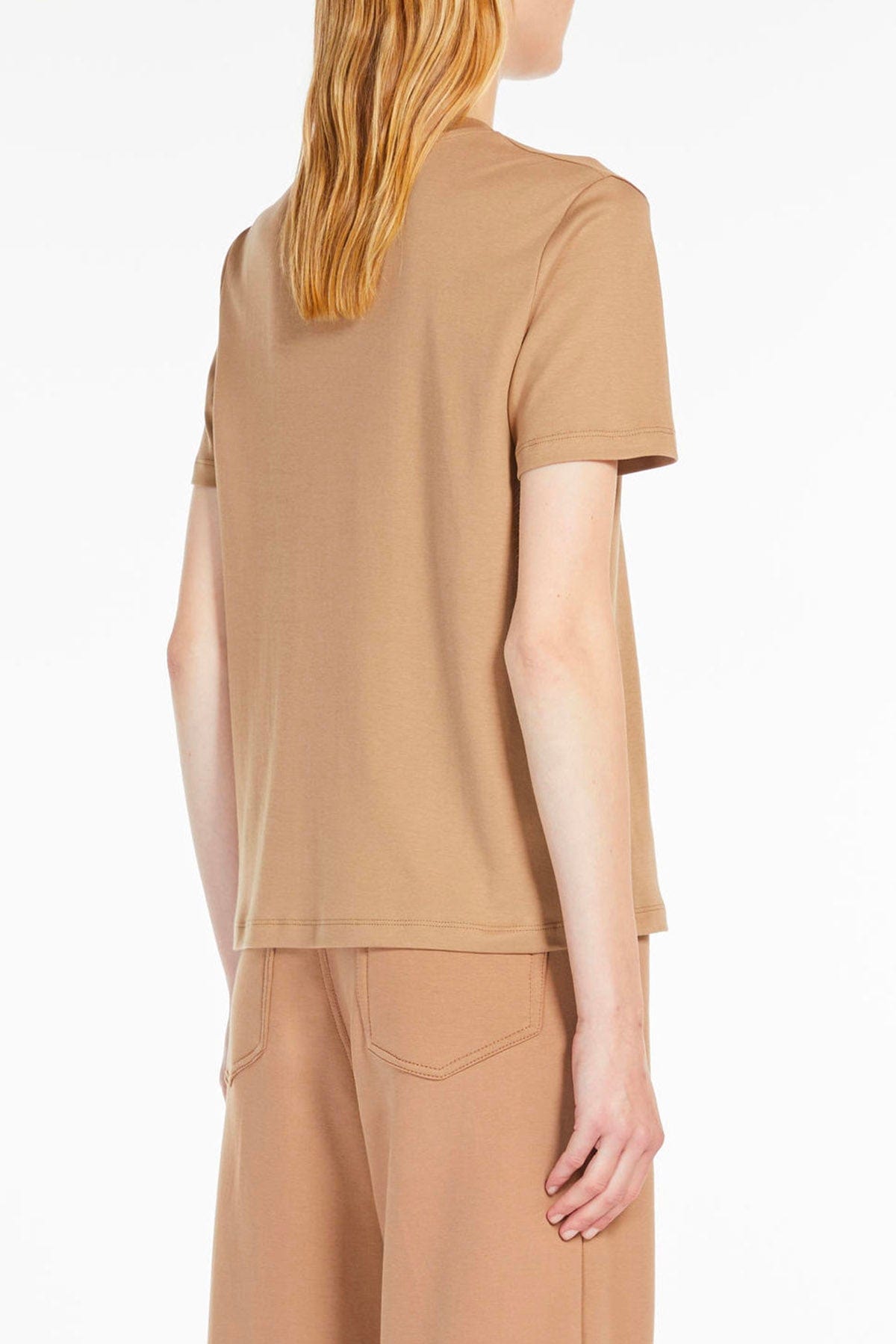 MAXMARA&#39;S BRANDS T&#39;SHIRT  T-Shirt donna in cotone &#39;S Max Mara Quieto