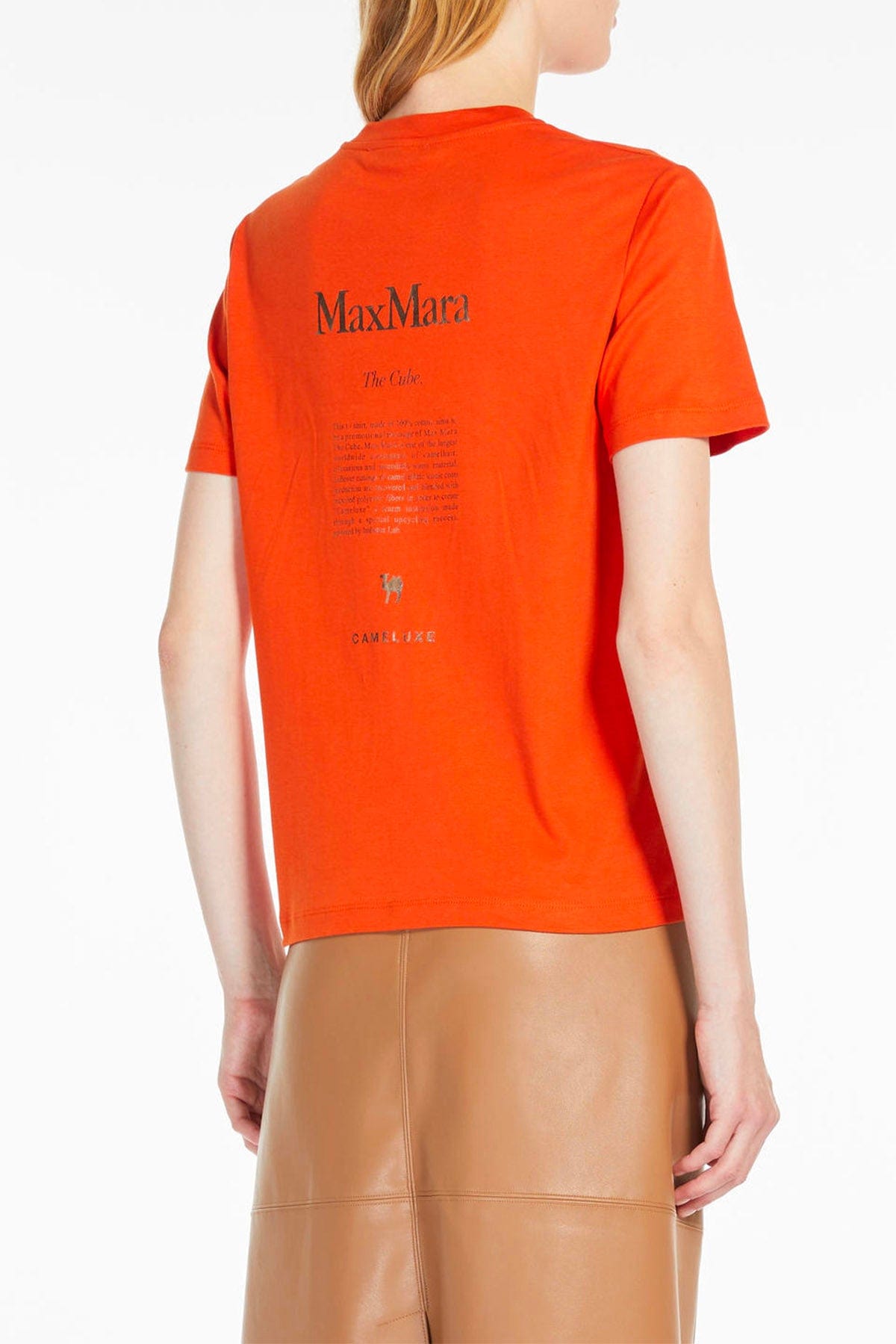 MAXMARA&#39;S BRANDS T&#39;SHIRT  T-Shirt donna in cotone &#39;S Max Mara Quieto