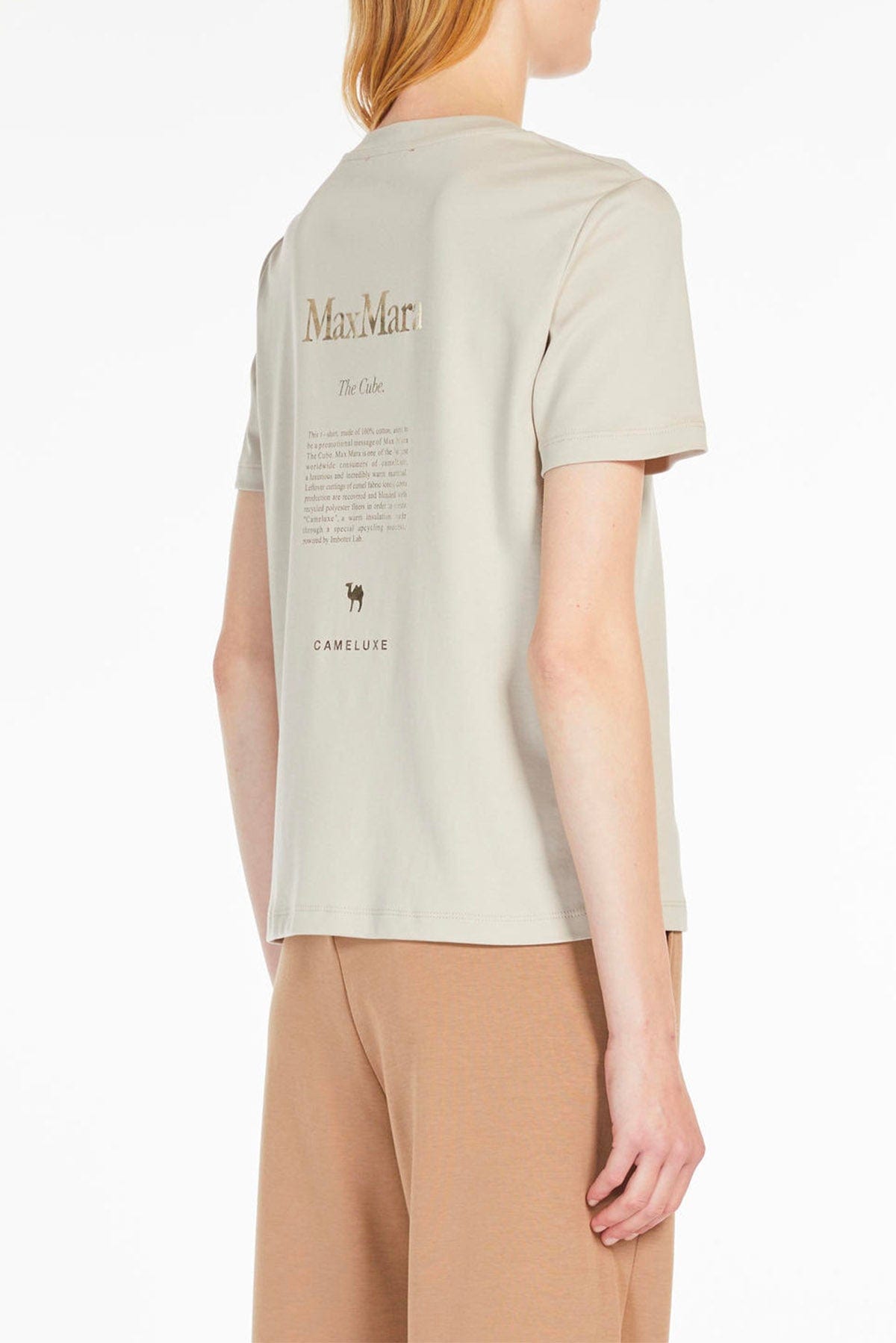 MAXMARA&#39;S BRANDS T&#39;SHIRT  T-Shirt donna in cotone &#39;S Max Mara Quieto