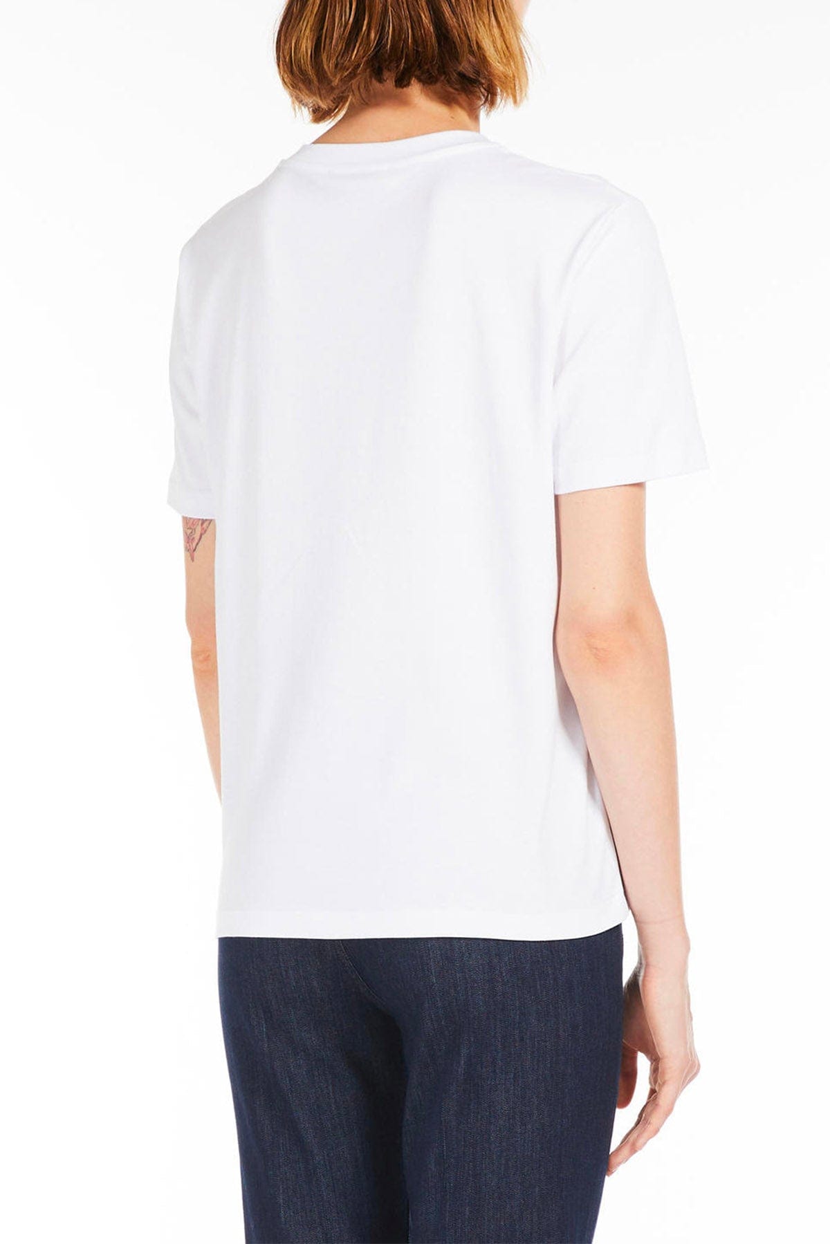 MAXMARA'S BRANDS T'SHIRT  BIANCO / XXS T-Shirt donna in cotone 'S Max Mara Quieto