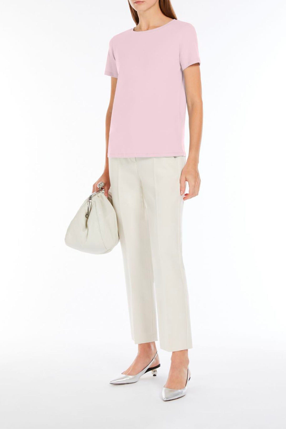 MAXMARA&#39;S BRANDS T&#39;SHIRT  T-Shirt in Cotone Donna Max Mara Weekend Multib