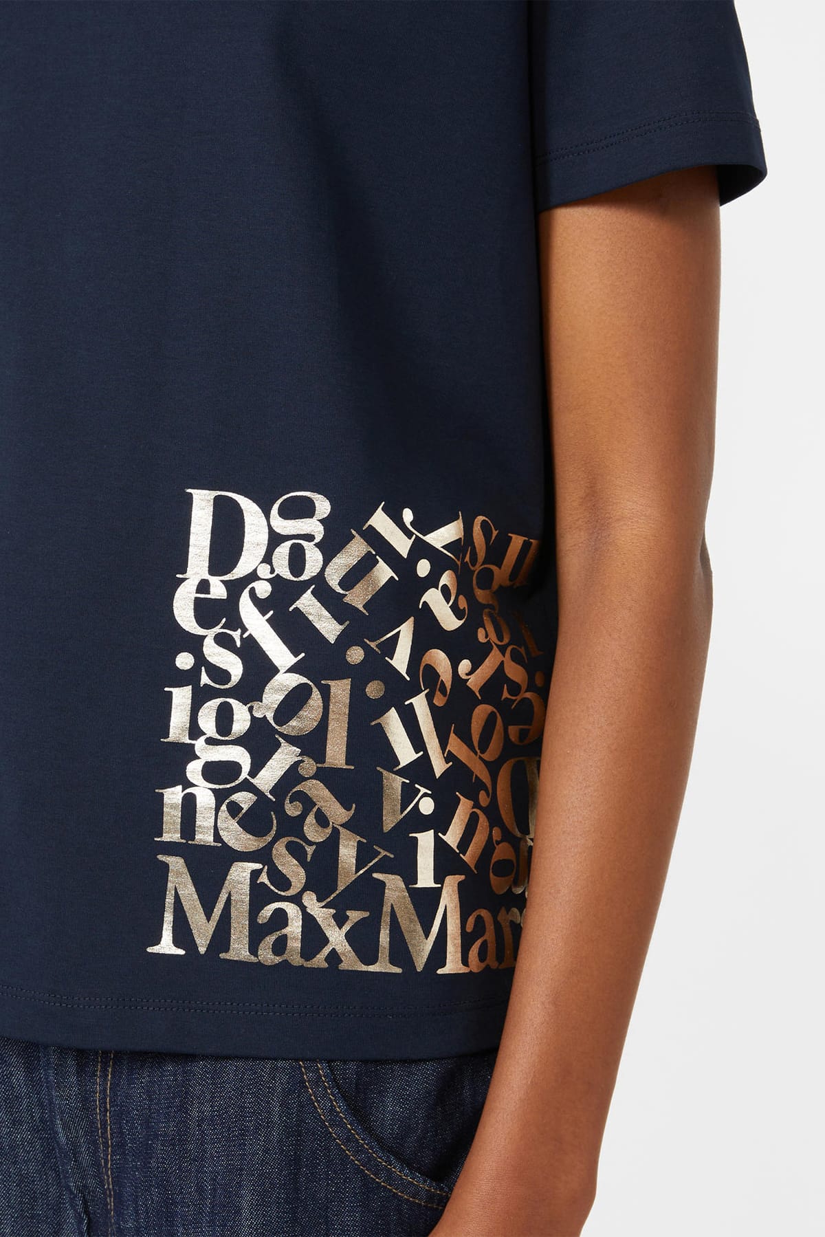 MAXMARA'S BRANDS T'SHIRT  T-shirt in cotone donna 'S Max Mara Smmedile