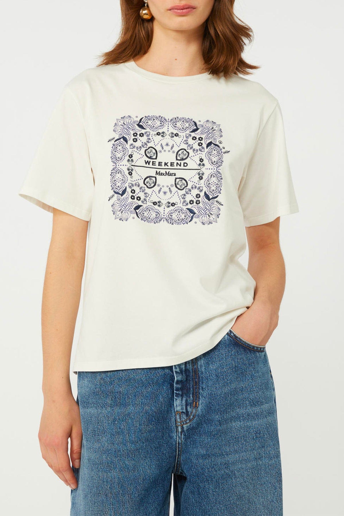 MAXMARA'S BRANDS T'SHIRT  T-Shirt stampata donna Max Mara Weekend WkdWest