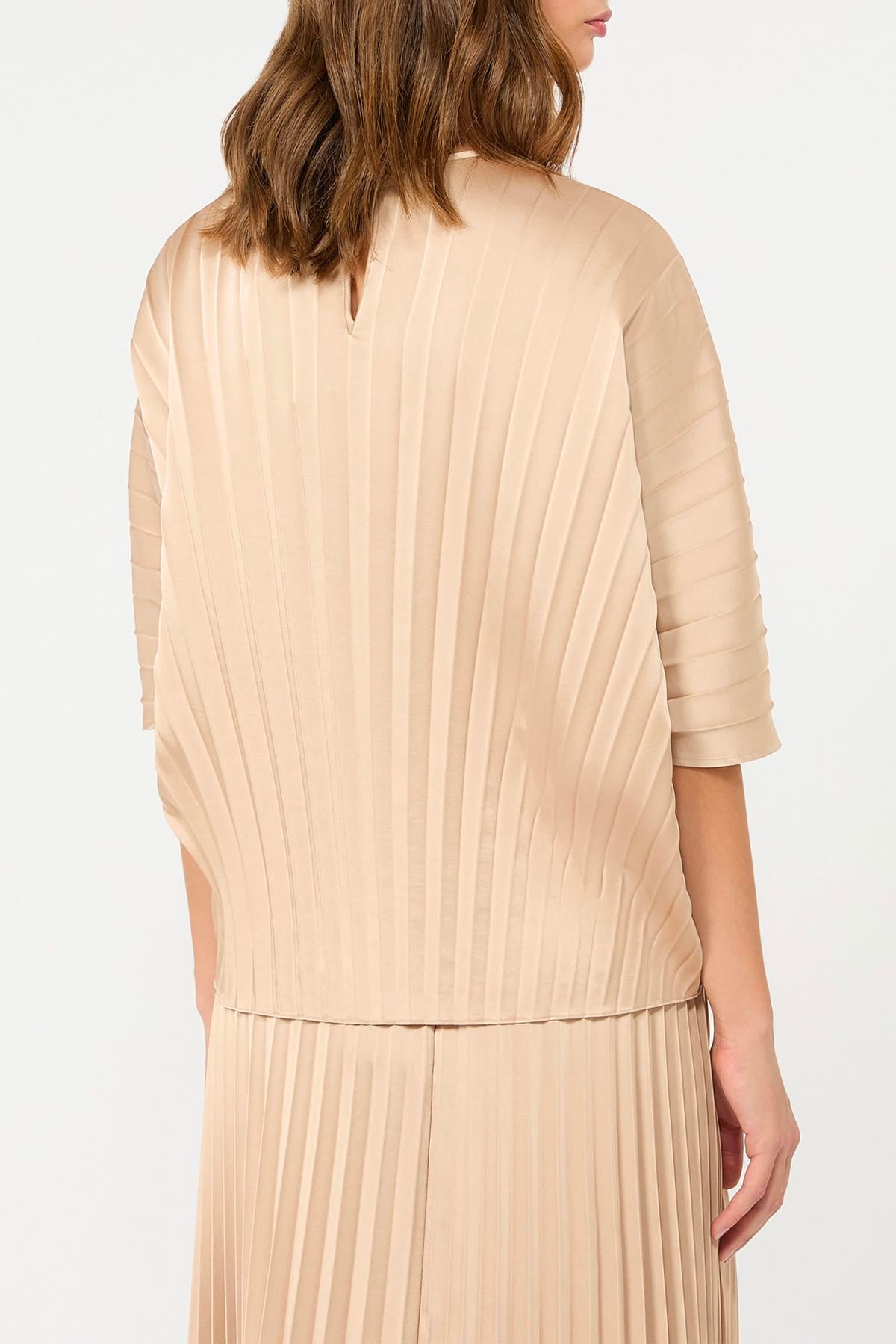MAXMARA'S BRANDS TOP-CANOTTIERA IN TES.  Blusa plissè donna Max Mara Weekend Wkdaureo