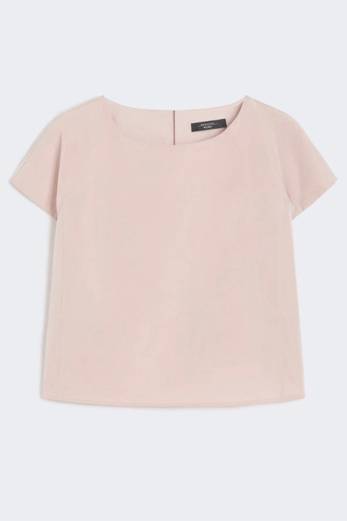 MAXMARA&#39;S BRANDS TOP-CANOTTIERA IN TES.  ROSA CIPRIA / 34 T-shirt rosa cipria donna Weekend Max Mara Parana