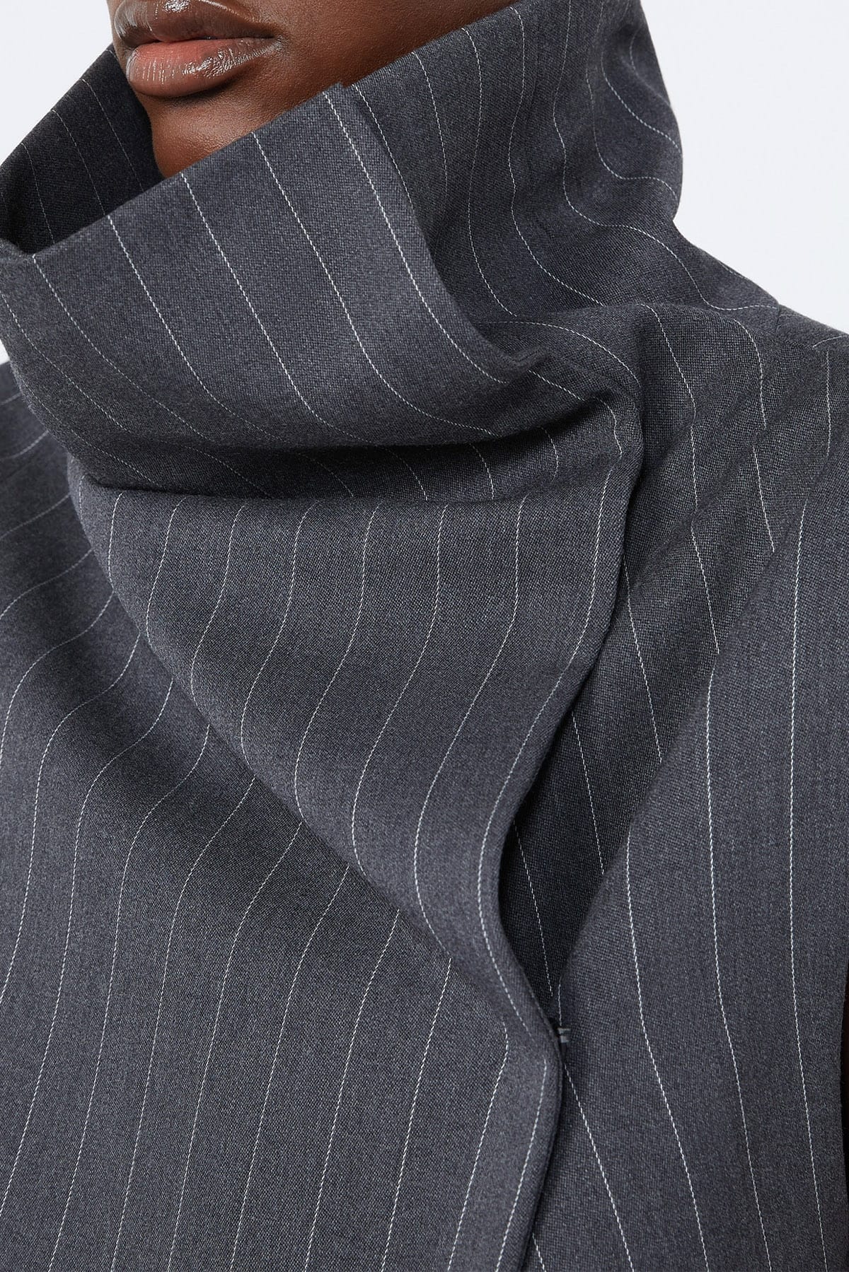 MAXMARA'S BRANDS TOP-CANOTTIERA IN TES.  Top a collo alto Sportmax Sfilata Spsalbata