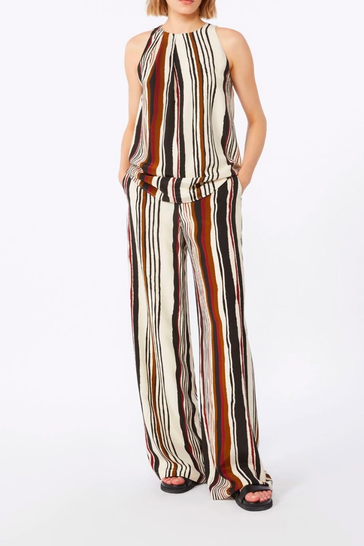 MAXMARA'S BRANDS TOP-CANOTTIERA IN TES.  Top in seta donna Max Mara Studio Mstancora