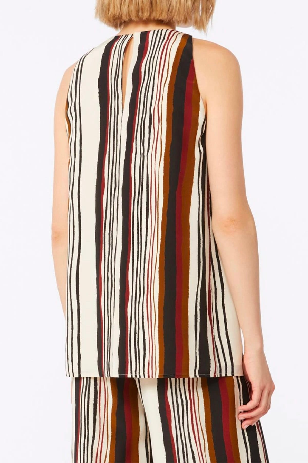 MAXMARA'S BRANDS TOP-CANOTTIERA IN TES.  Top in seta donna Max Mara Studio Mstancora