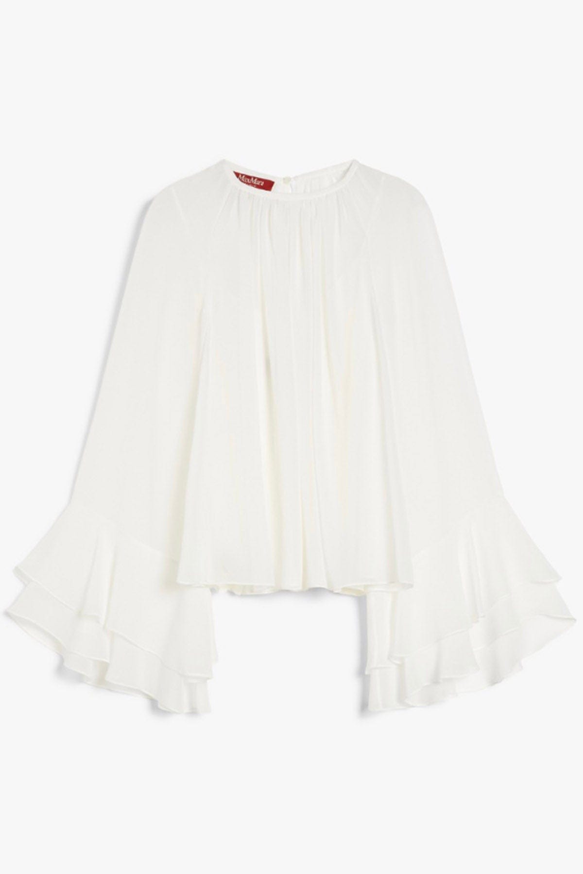 MAXMARA'S BRANDS TUTA / BLUSA BIANCO / 34 Blusa in Seta Max Mara Studio Zeo