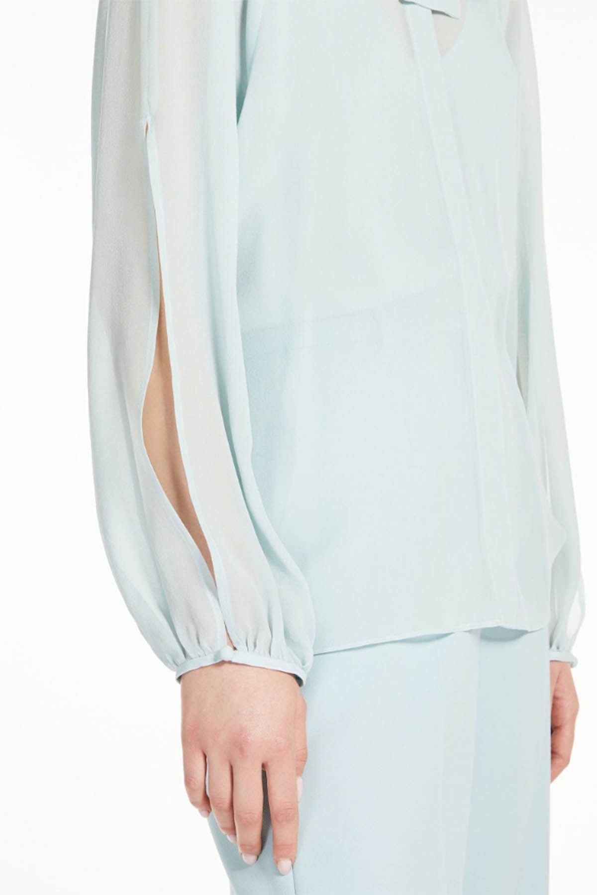 MAXMARA&#39;S BRANDS TUTA / BLUSA Camicia in Seta Donna Max Mara Studio Fascino