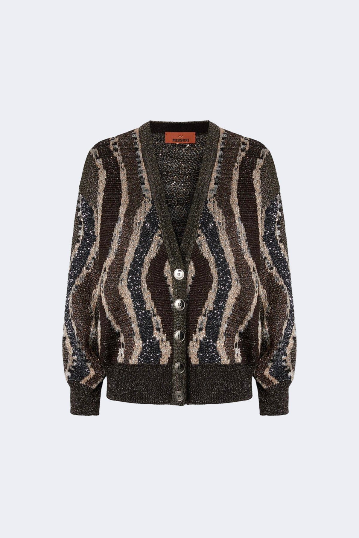 MISSONI CARDIGAN  MULTICOLOR / 36 Cardigan in lana donna Missoni DS25WM0C
