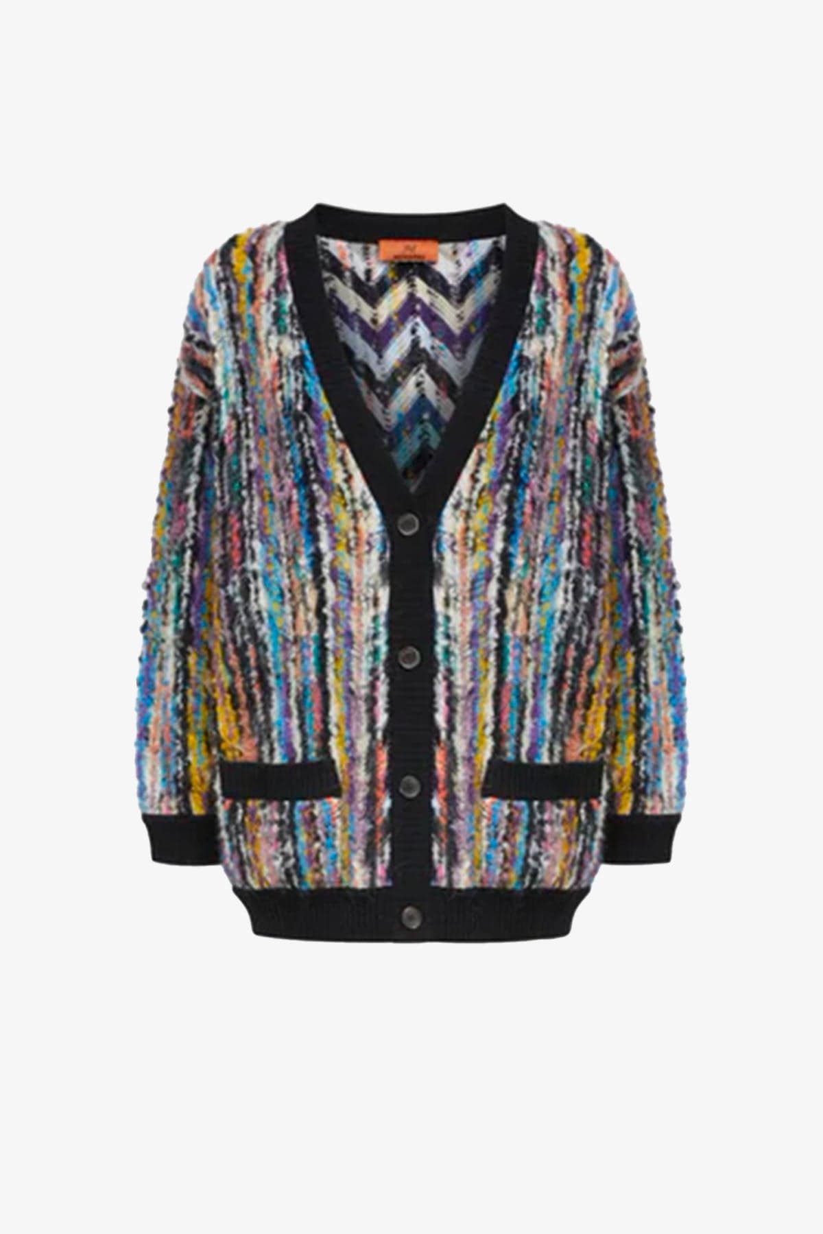 MISSONI CARDIGAN  MULTICOLOR / 36 Cardigan Over Donna Missoni DS24WM0G