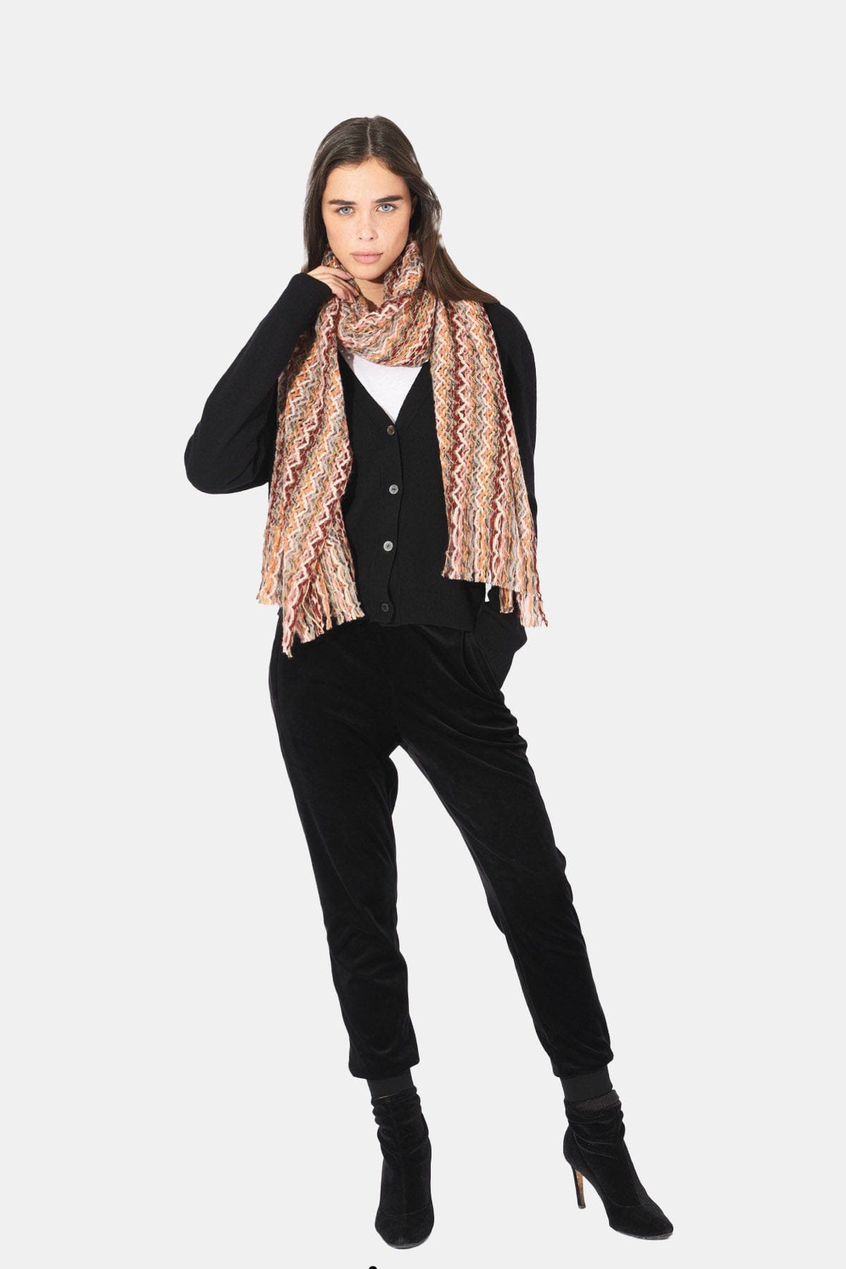 MISSONI FOULARD-SCIARPA-NASTRO  MULTICOLOR / UNICA Sciarpa con frange Missoni SA59PSDA393