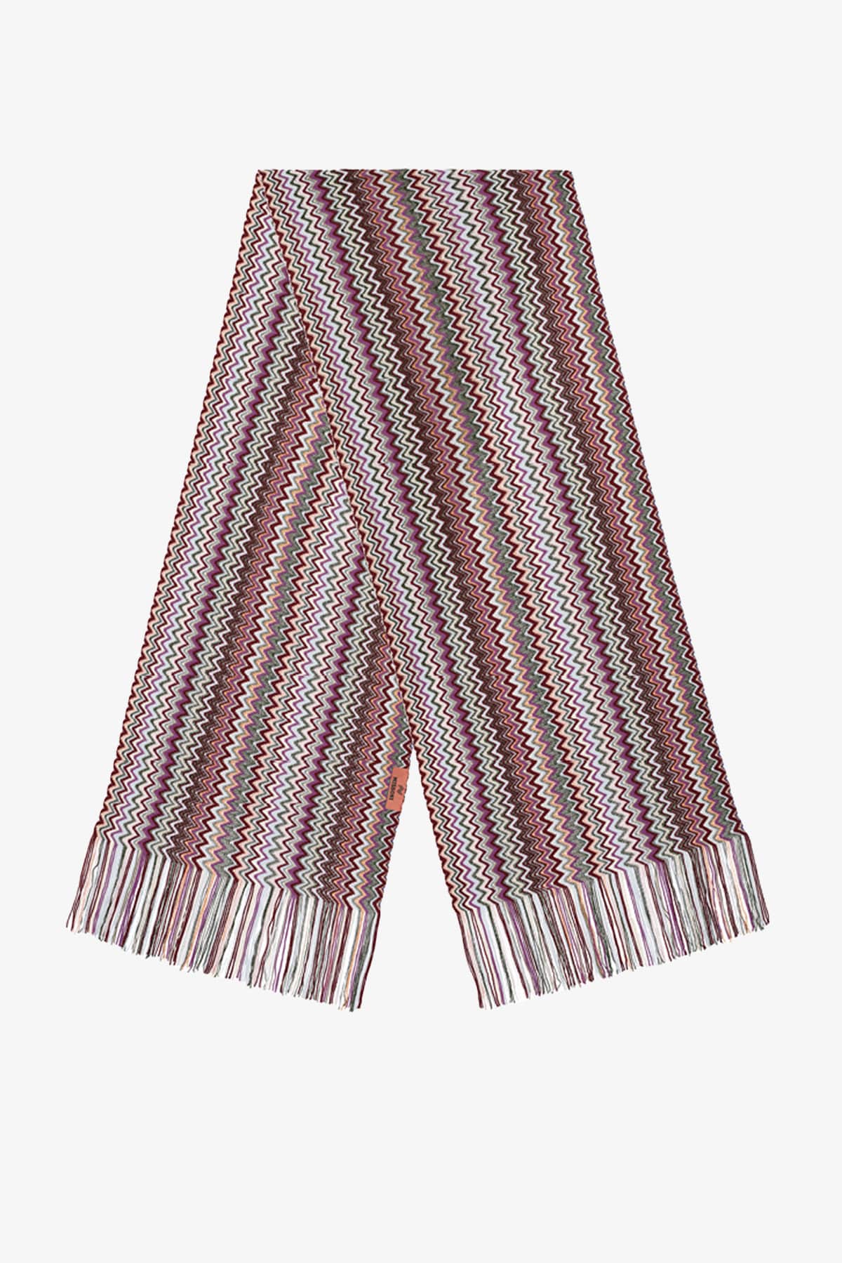 MISSONI FOULARD-SCIARPA-NASTRO  ROSA / UNICA Sciarpa rosa a zig zag Missoni SC35WMDA813