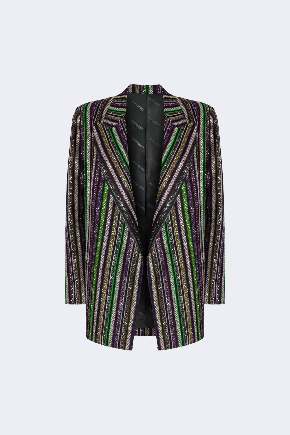 MISSONI GIACCA  MULTICOLOR / 36 Giacca rigata donna Missoni con paillettes DS25WF06