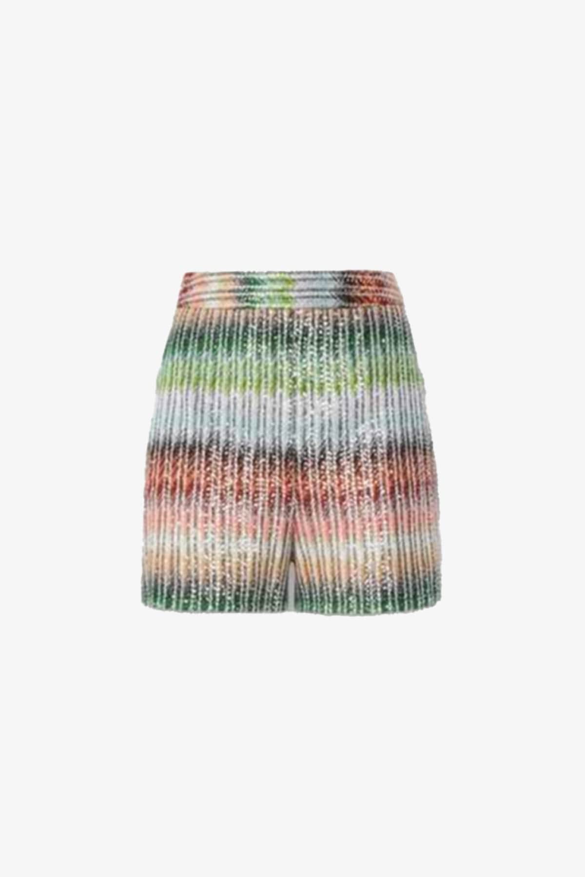 MISSONI PANTALONE CORTO  VERDE / ROSA / BIANCO / 36 Shorts donna Missoni Caperdoni DS25SI0E