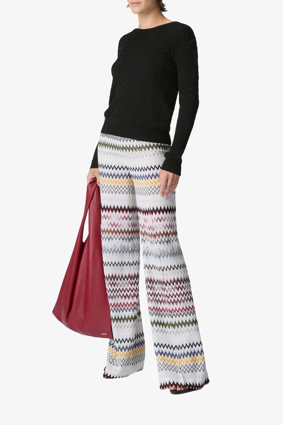 MISSONI PANTALONE LUNGO  Pantaloni zig zag chiaro donna Missoni DS26SI09