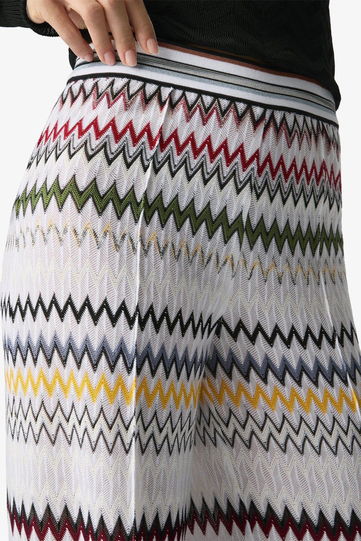 MISSONI PANTALONE LUNGO  Pantaloni zig zag chiaro donna Missoni DS26SI09